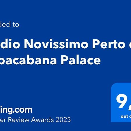 Studio Novissimo Perto Do Copacabana Palace Rio de Janeiro Exterior photo